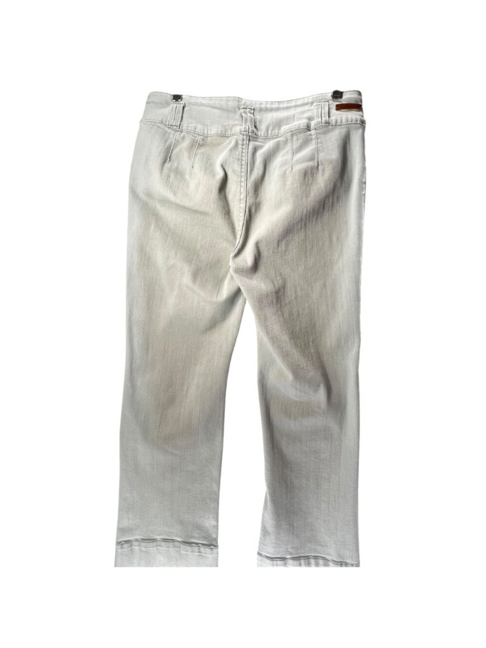 Anthropologie Pilcro and LetterPress High Rise Flare Cropped Jeans 29 Green Tabs - Picture 3 of 16